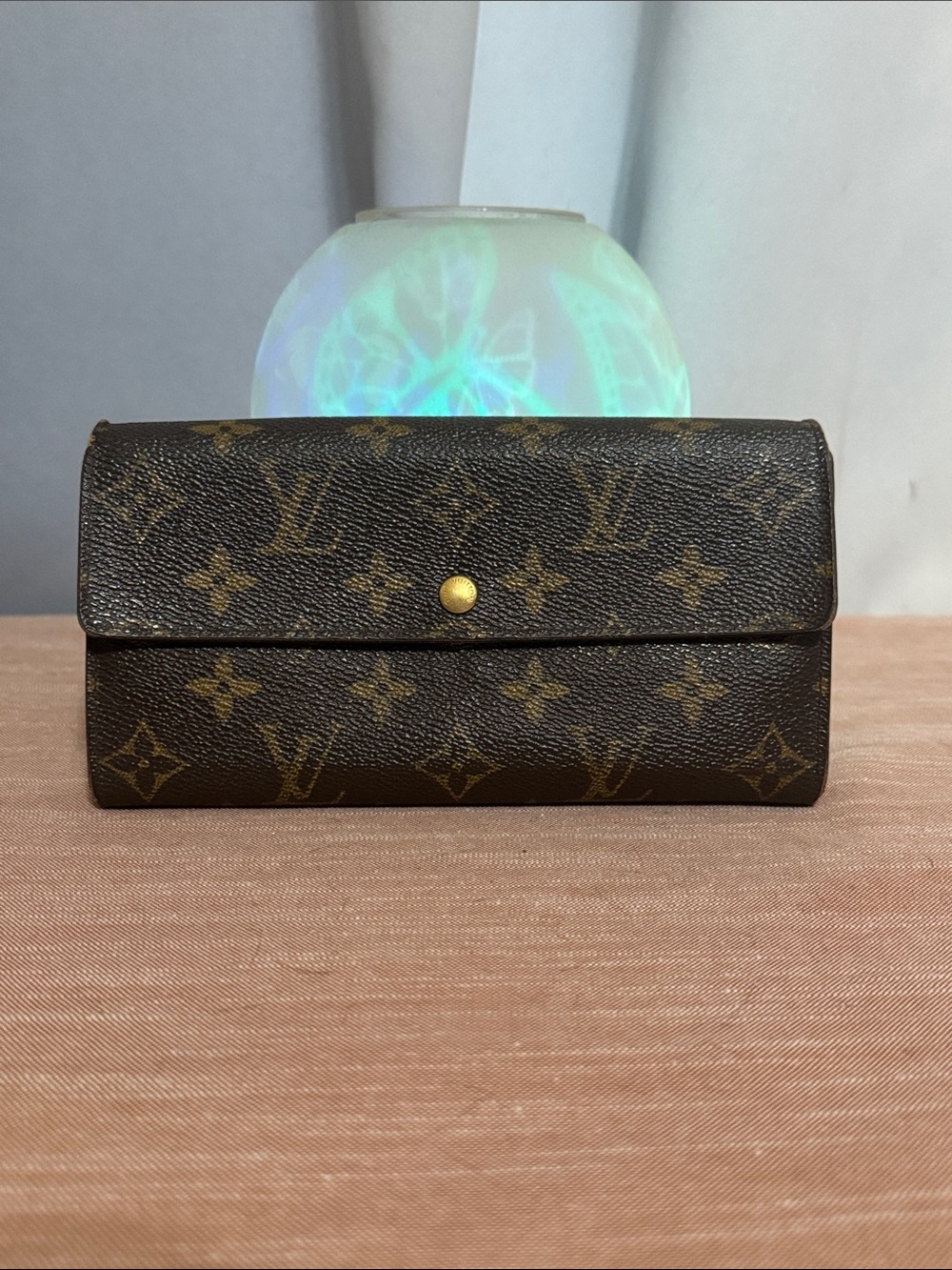Louis Vuitton Monogram Continental Wallet - Dark Brown with Gold Hardware
